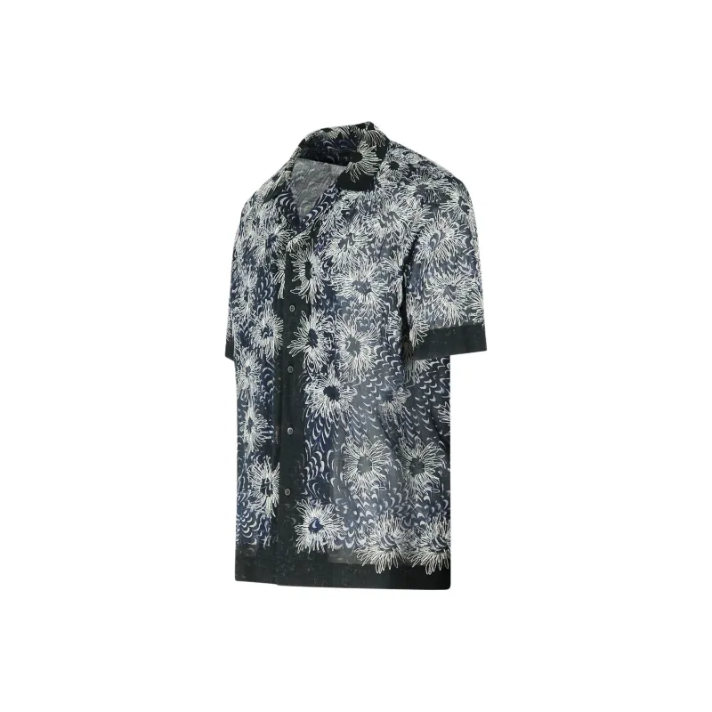 DRIES VAN NOTEN Embroidered Short Sleeved Shirt-2