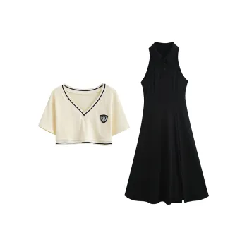 AHDO Two Piece Skirt Sets Women's