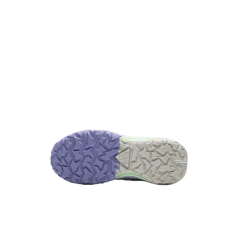LINING YOUNG Outdoor Anti Slip Wear Resistant Mid Top Kids Lifestyle Shoes White Purple Kids'-3