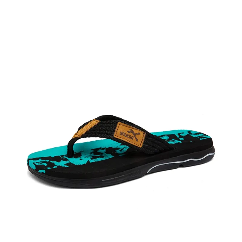 YUZHAOLIN Rubber Sole Abrasion Resistant Slip Resistant Flip Flops Men's-10