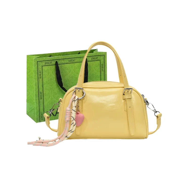 KARUISHA PU Shoulder Bag, Crossbody Bag, Handbag Women's White/Yellow/Blue/Black-4