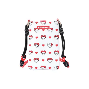 MESUCA Disney Collection Synthetic Leather Shoulder Bag, Crossbody Bag, Cell Phone Pouch Regular Women's White