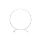 [with Light Version]White 30cm[Tricolor Light+Brightness Adjustable-Adjustable Angle]