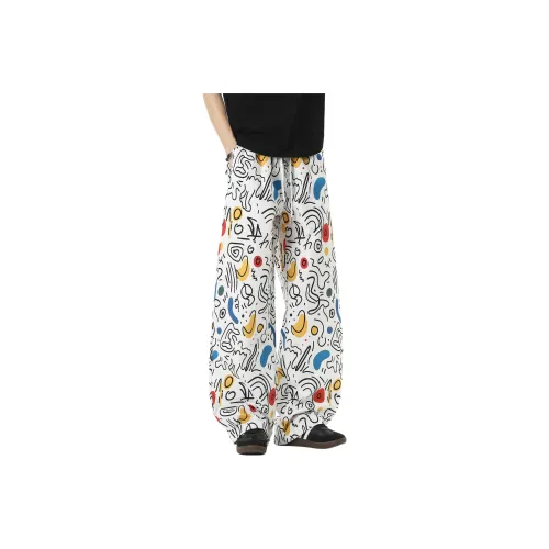 ZYKY Casual Pants Unisex White