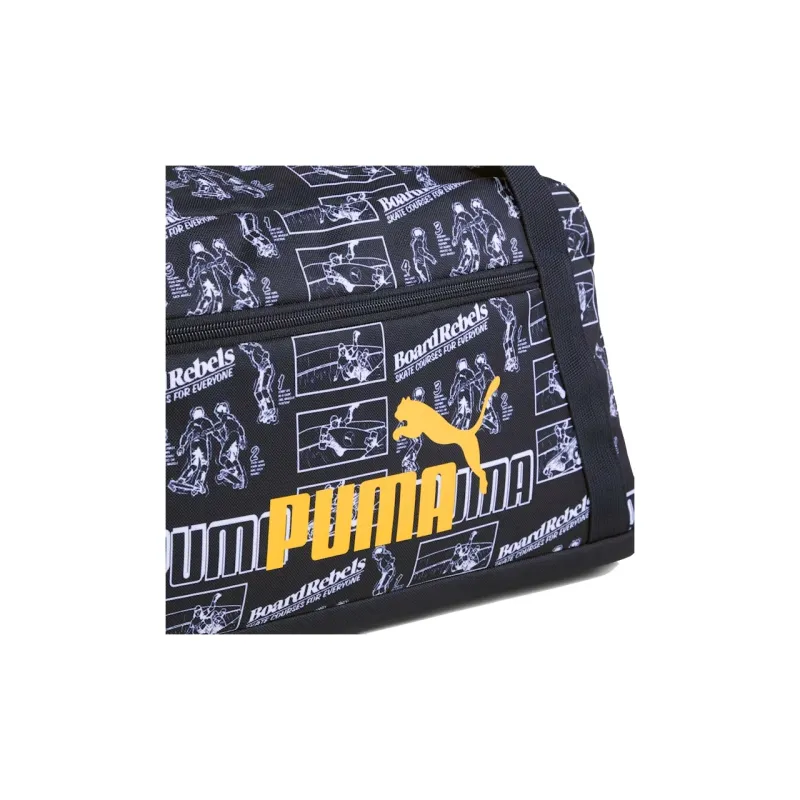 PUMA PhaseAOP Polyester Travel Bag 17L Kids' Marine Blue-3