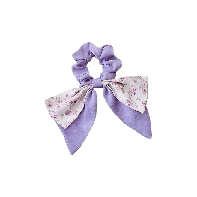 Water Jade Fabric Hair Tie Women's-7