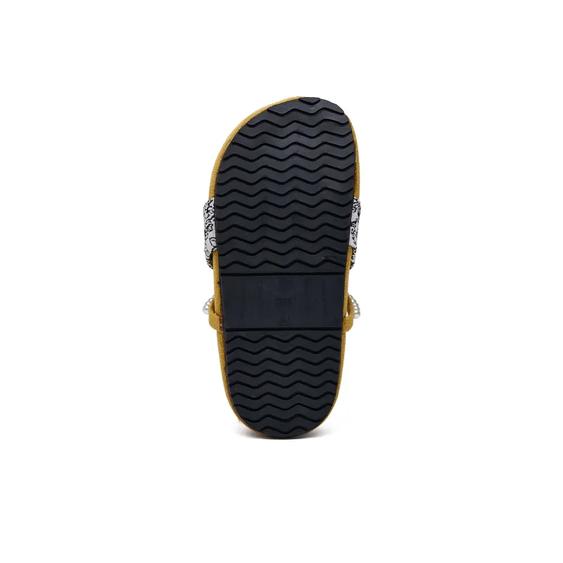 MUKALUO Rubber Sole Abrasion Resistant Slip Resistant Closed Toe Slippers Women's-13