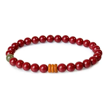 ZKY Cinnabar Jade Bracelets Unisex