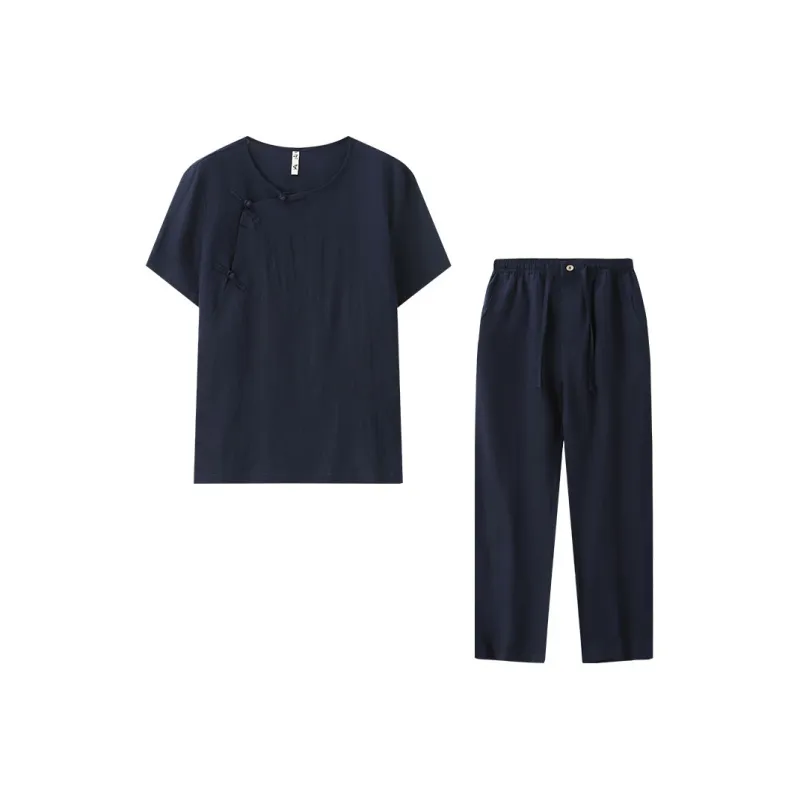 XUANSHENG Shirt Matching Set Men's-9