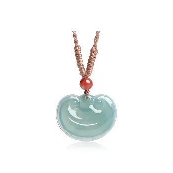With The Heart Of The Jade Ice Glutinous Necklaces Women's
