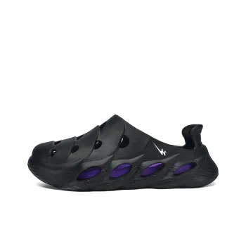 Binary Clogs Men's Black Purple