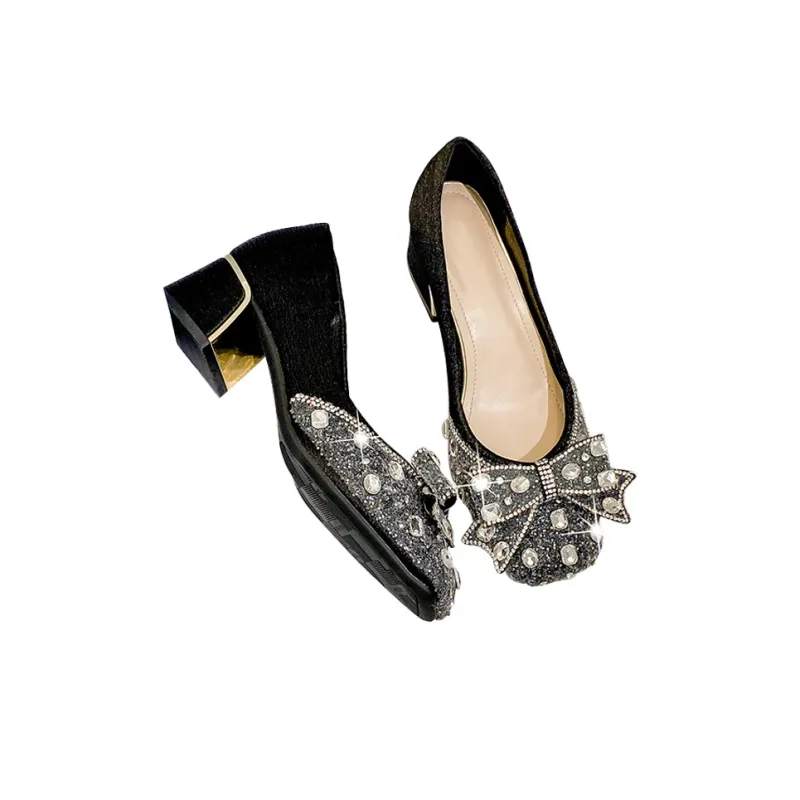 MCKP Chunky Heel High Heels Women's-1