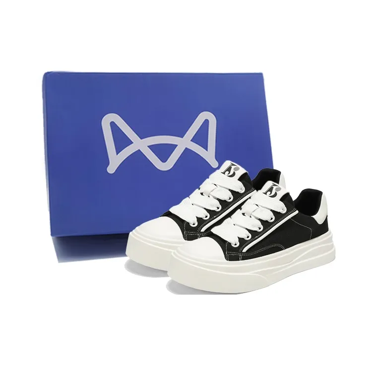 MIIOW Anti Slip Wear Resistant Low Top Skateboard Shoes Men's-0