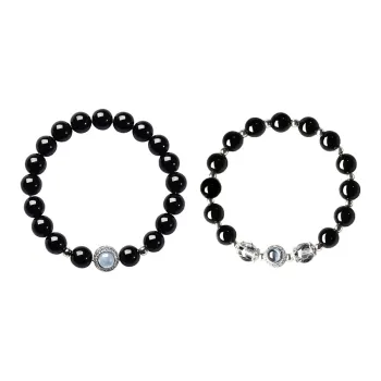 Lang Wind Natural Obsidian Bracelets Unisex