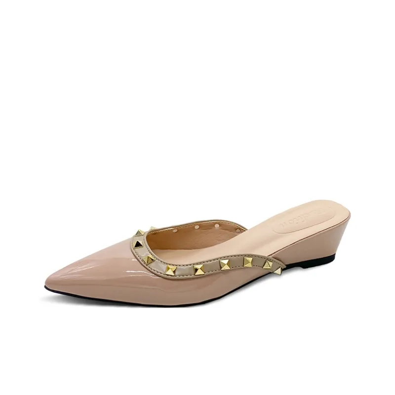 AFJI Rubber Sole Quiet Closed Toe Slippers Women's-0