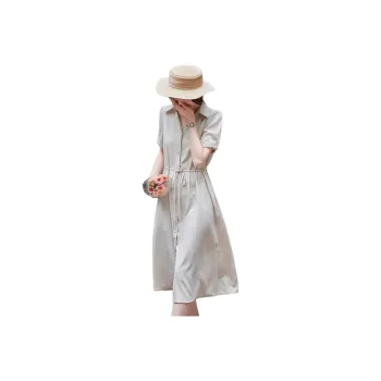 TERRE BLEUE Short Sleeved Dress Women's