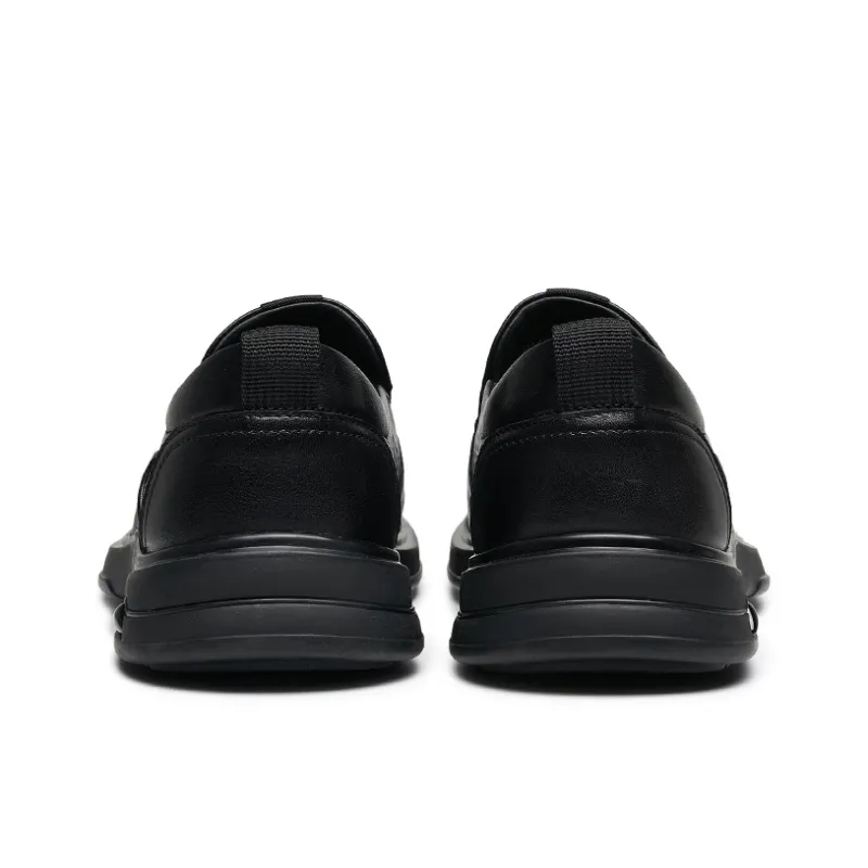 HLA Men's Casual Shoes Men Low Top Black-3