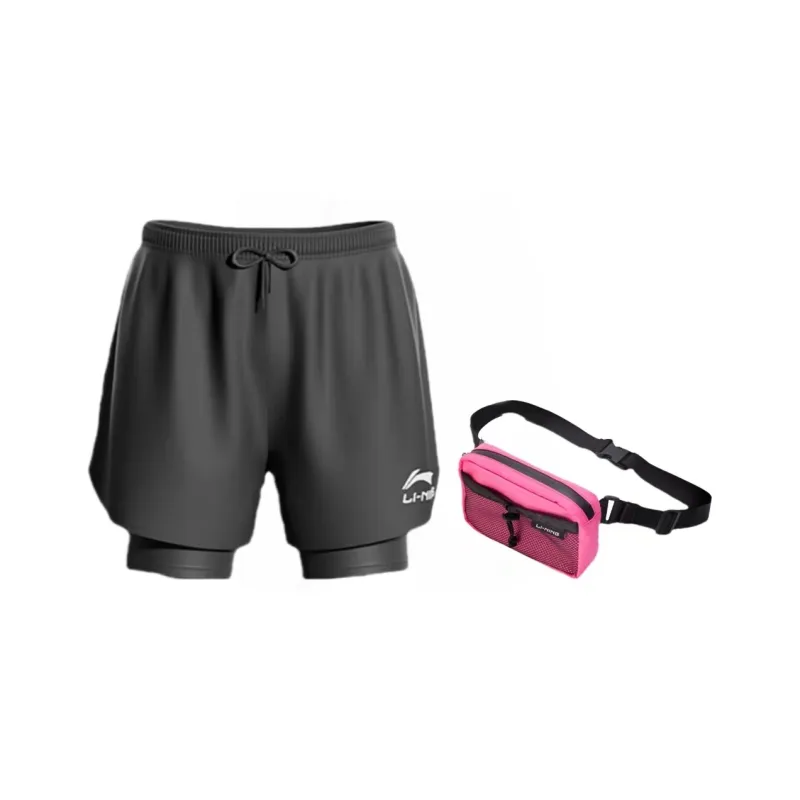 LiNing Sports Shorts Unisex Cool Black-12
