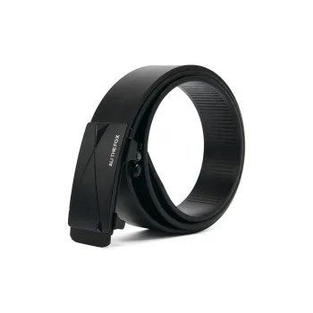 ALI THE FOX Cow Leather, Alloy Leather Belts Unisex 3.5CM