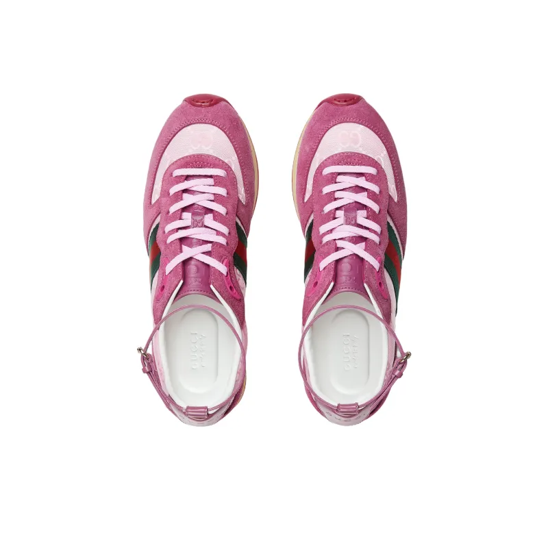 GUCCI RE MOTION Low Top Casual Shoes Women's Bright Pink-3