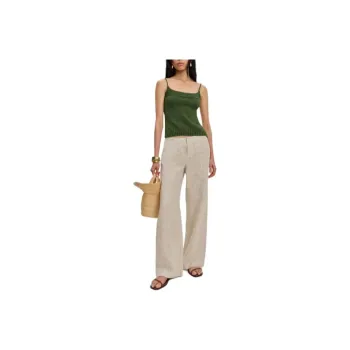 REFORMATION Elsie Cotton Backless Sweater Camisole Women's