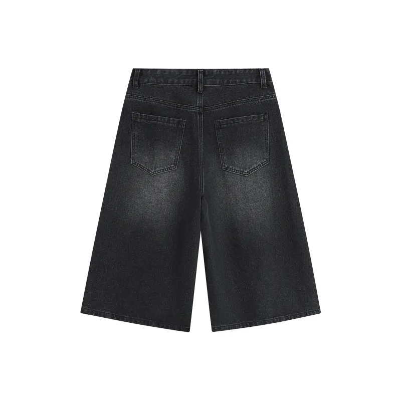 SPONGEBOB SQUAREPANTS Denim Shorts Unisex-1