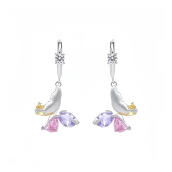 Barbie Copper Earrings Women's Silver Gift Box Set