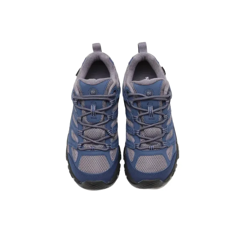 MERRELL MOAB 3 Anti Slip Wear Resistant Low Top Hiking Shoes Women's Blue Gray-3