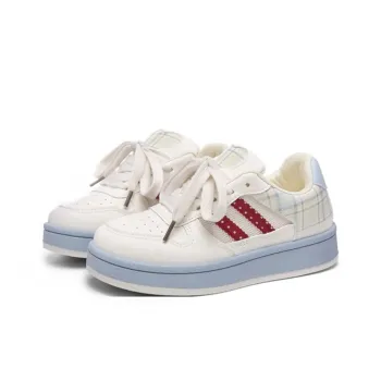 SHUMO Slip Resistant Cushioning Abrasion Resistant Breathable Low Top Skateboard Shoes Women's