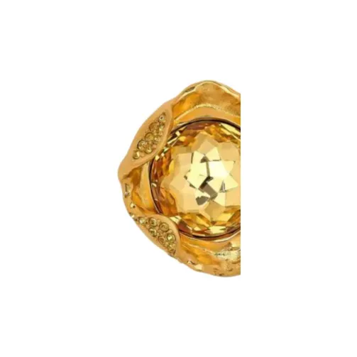 Oscar De La Renta Crystal Nest Earrings-1