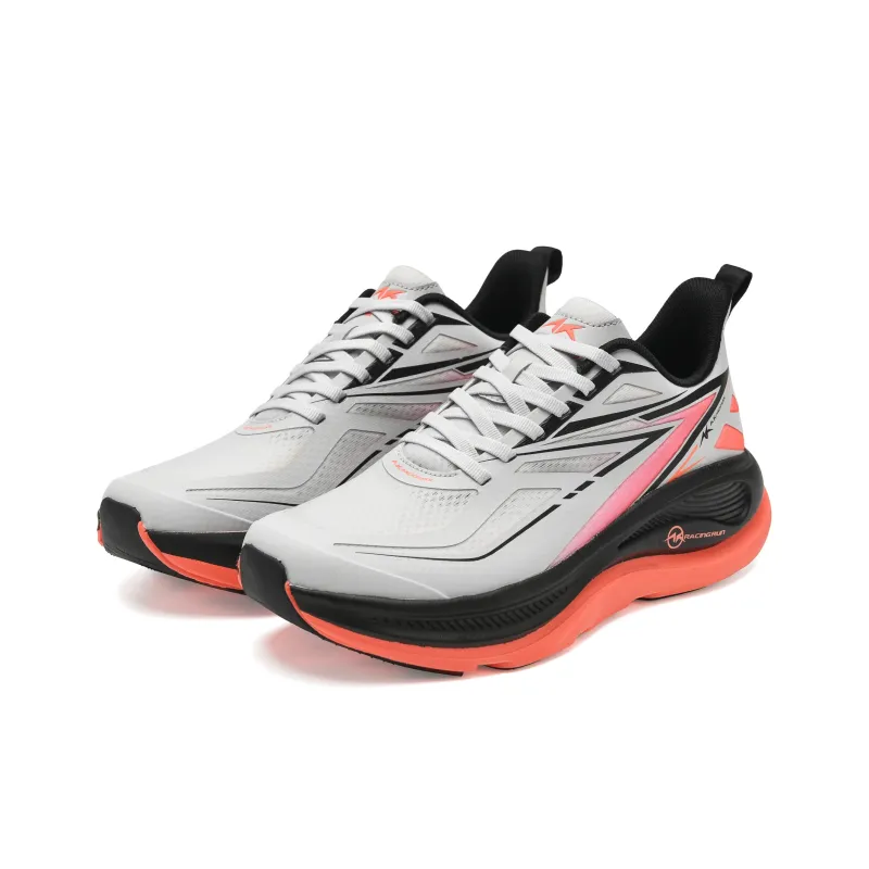 A.KNACKFUSS Low Top Running Shoes Unisex Gray Pink Orange Black-1