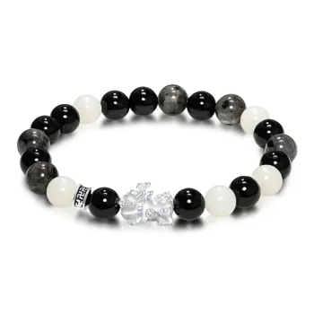 TRUE ME Bodhi Root Textile Beaded Bracelet Unisex