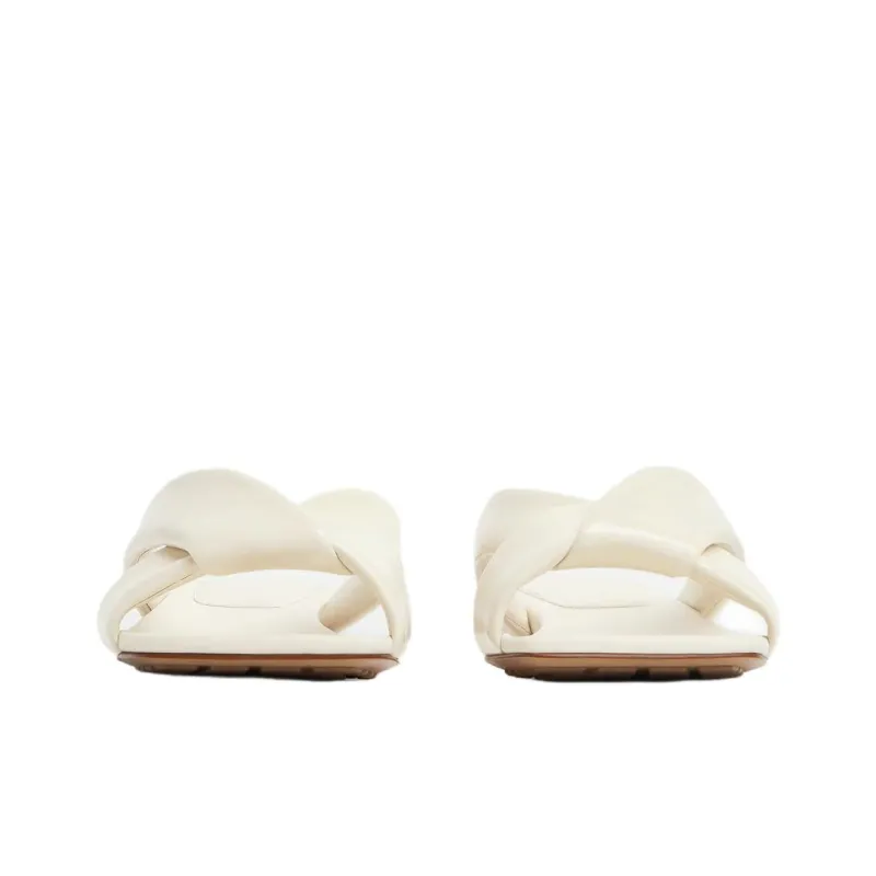 Bottega Veneta Slide Slippers Women's White-2