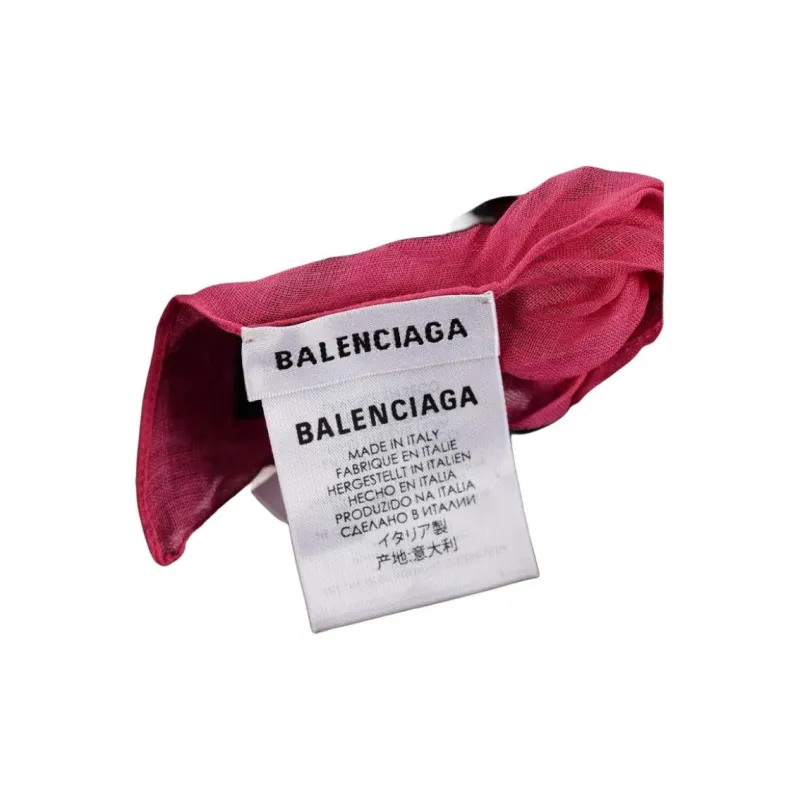 Balenciaga Modal, Silk Knit Scarves Women's Pink-2