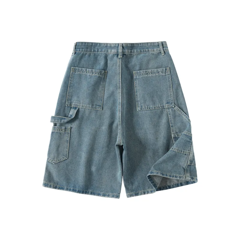 IGOI Denim Shorts Unisex Dark Blue-1