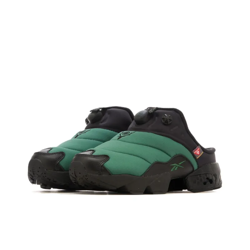 South2 West8 x Reebok Instapump Fury Anti Slip Wear Resistant Low Top Casual Shoes Unisex Black Green-1