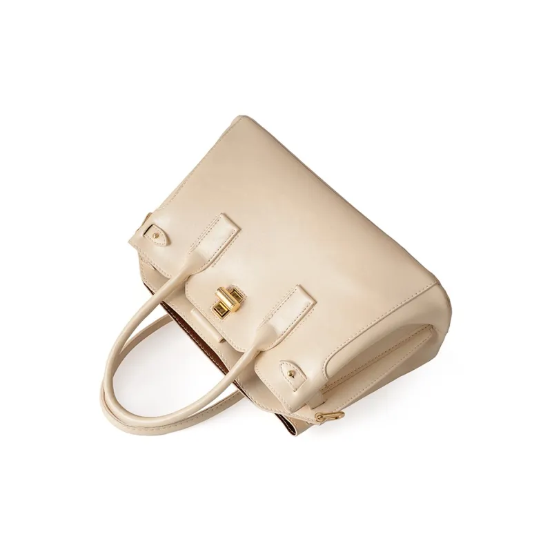 Vigno Synthetic Leather Shoulder Bag, Crossbody Bag, Handbag Regular Women's Ecru-1