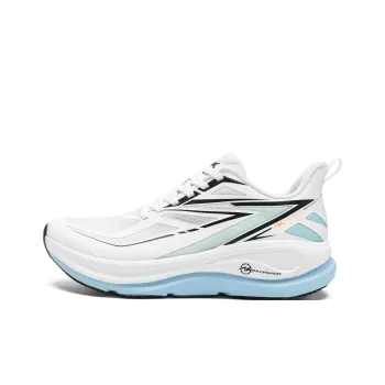 A.KNACKFUSS Low Top Running Shoes Unisex White Shadow Blue Leap