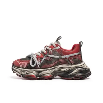 MUSHILANDI Slip Resistant And Breathable Low Top Chunky Sneakers Men's