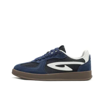 DEERWAY Abrasion Resistant Lightweight Height Increasing Low Top Casual Shoes Unisex Navy Blue