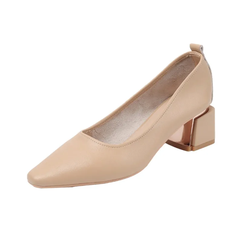 TADSW Chunky Heel High Heels Women's-4