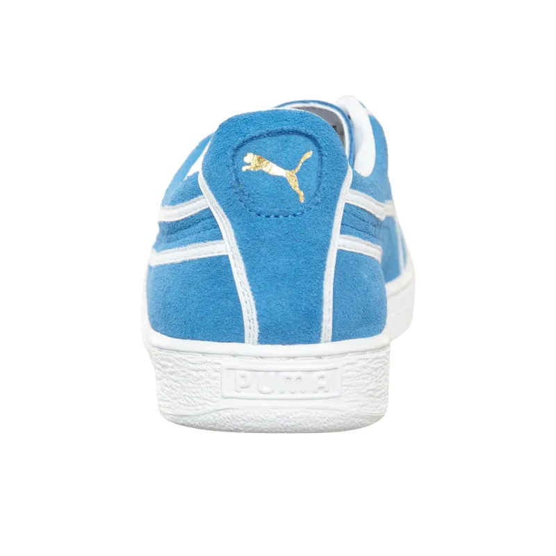 PUMA Suede Anti Slip Wear Resistant Low Top Skateboard Shoes Men's Blue-3