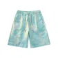Size 1 Blue Green Maple Leaf Flower