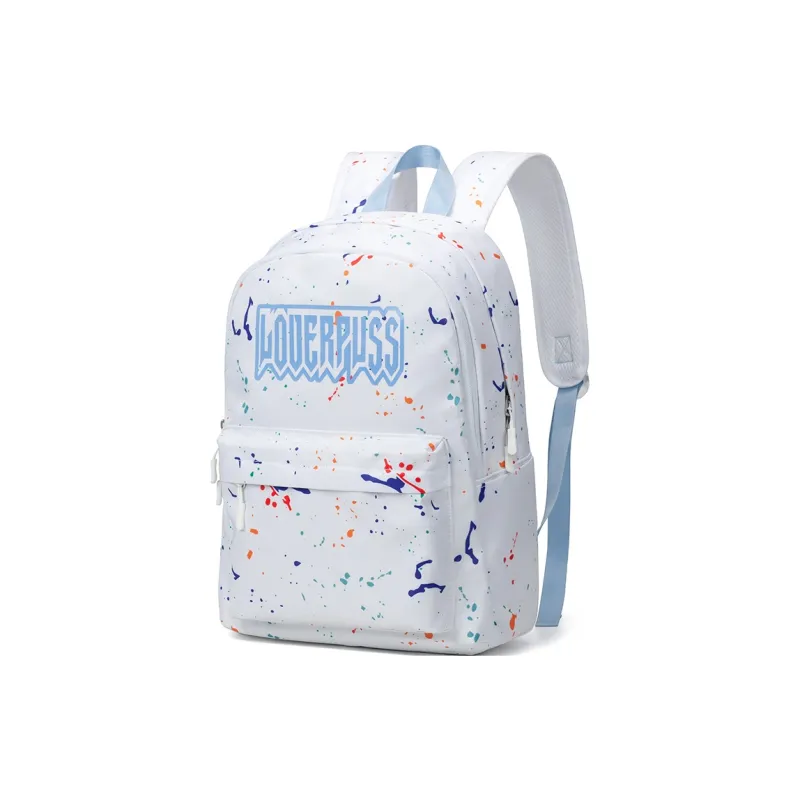 NOT ME Fabric Backpack Regular Unisex Spray Paint White-3