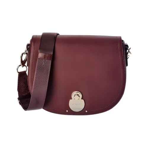 LONGCHAMP Cavalcade Cow Leather Shoulder Bds bag Crossbody Bds bag Medium Size Women's Red Brick