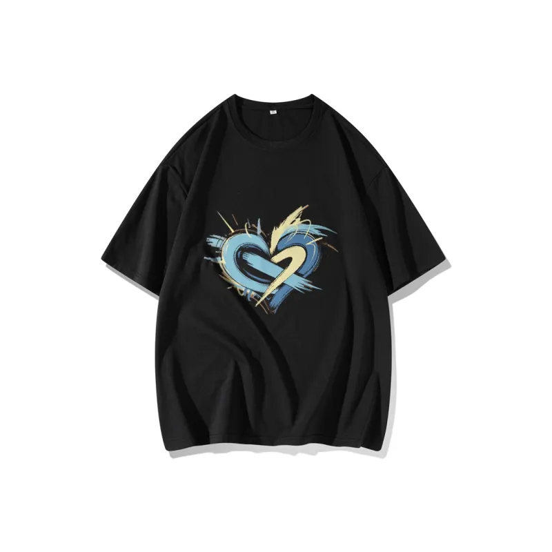 FAIRWHALE Drop Shoulder Sleeve T Shirt Women's-3
