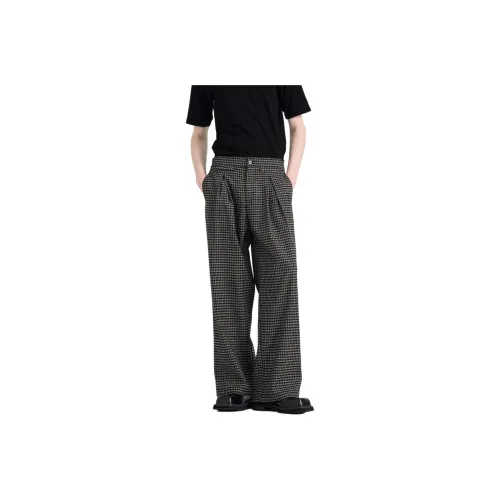 WILD LEADER Suit Trousers maxi Men Black Plaid[XXKW5138W77]