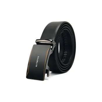 ALI THE FOX Split Cow Leather Belts Unisex 3.5CM