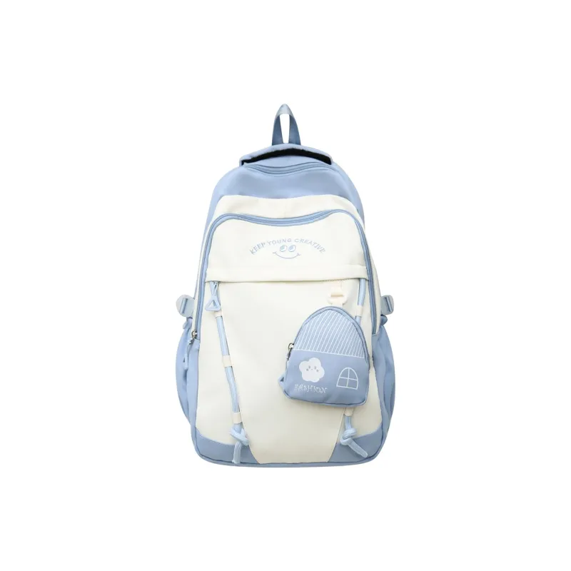 Yalu Nylon Backpack Unisex Multicolor-0