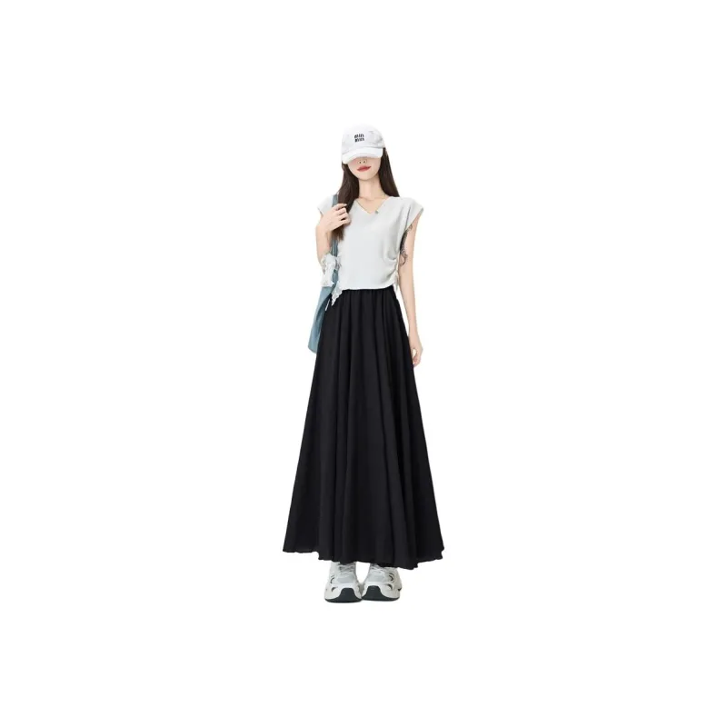 MADALLO Casual Long Skirt Women's-14